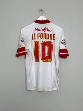 2014/15 CARDIFF CITY LE FONDRE #10 *MATCH WORN   SIGNED* THIRD SHIRT (M) COSWAY SPORTS