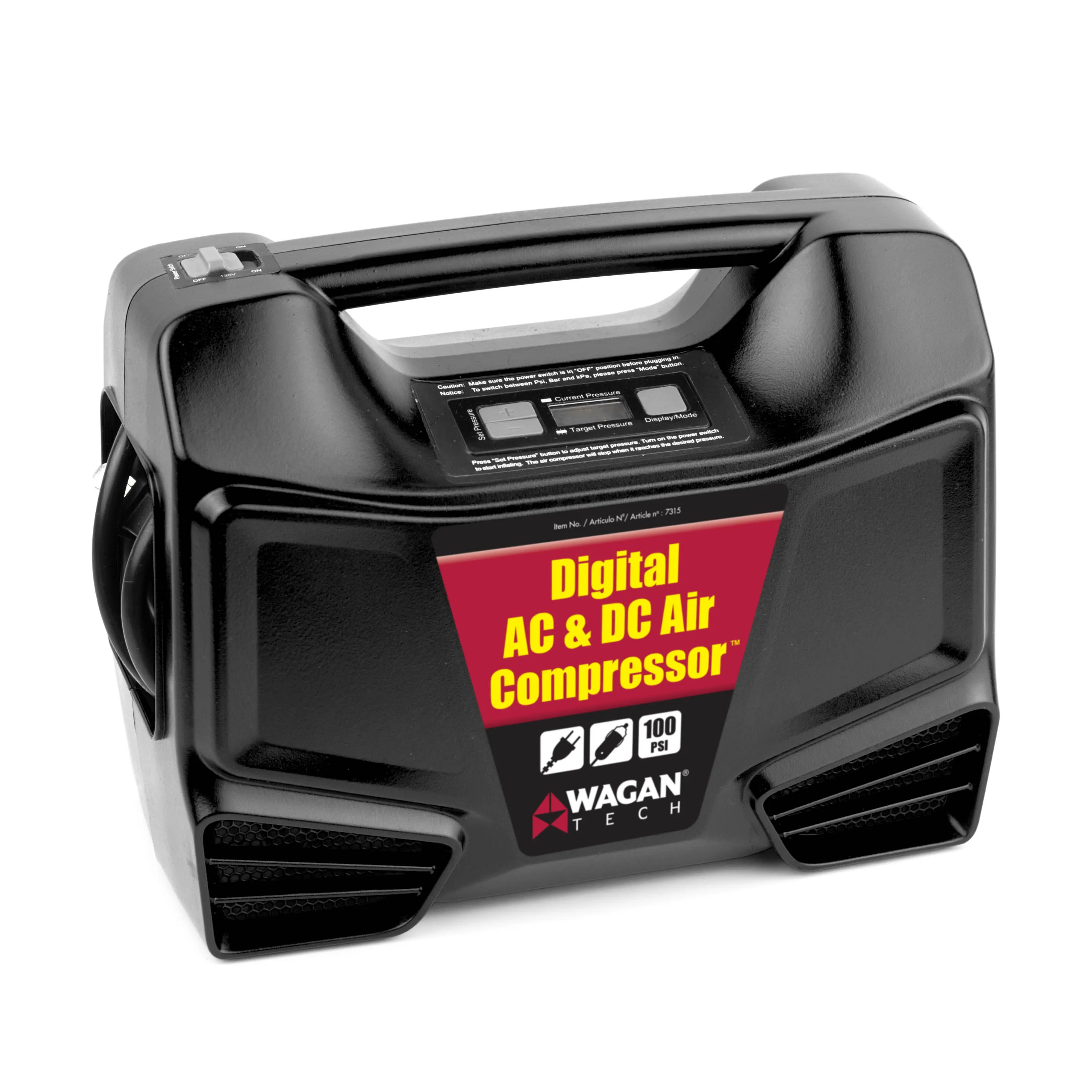 AC/DC Digital Air Compressor