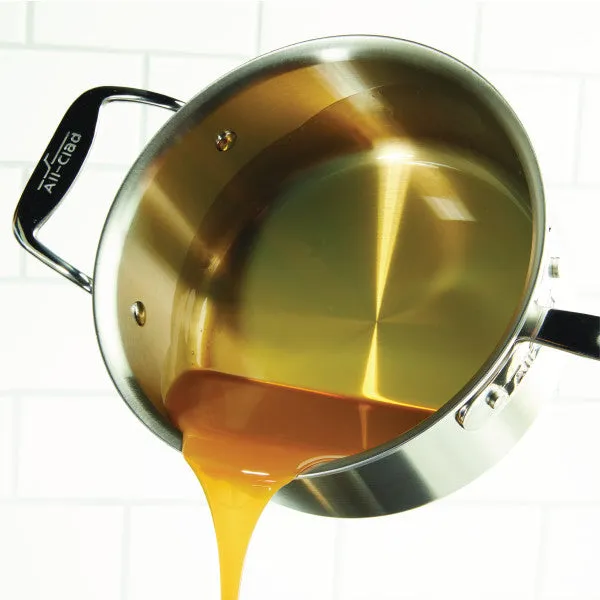 All-Clad D5 4 Qt Sauce Pan, Brushed Stainless