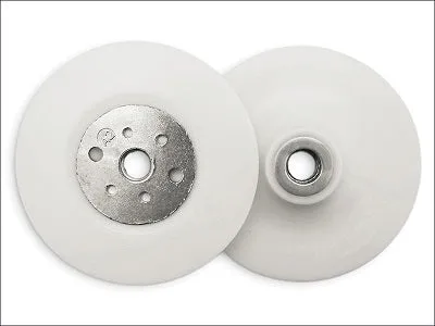 Angle Grinder Backing Pad White 115mm/4.5" M14 (Flexipads)