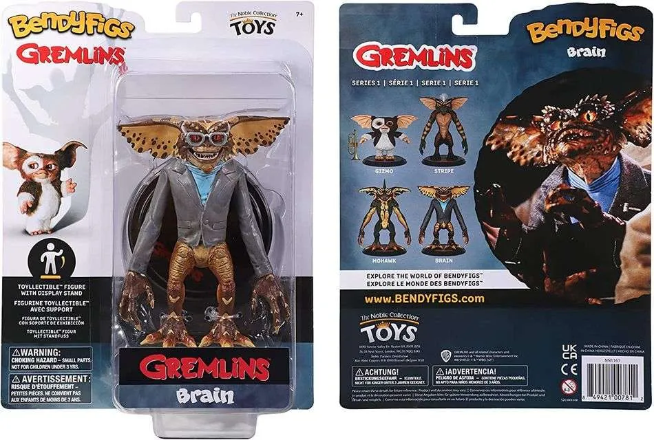 BendyFigs Gremlins Movie 7 Inch Figure - Brain