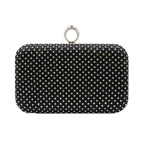 Bling Rectangle Evening Clutch Crossbody Bag