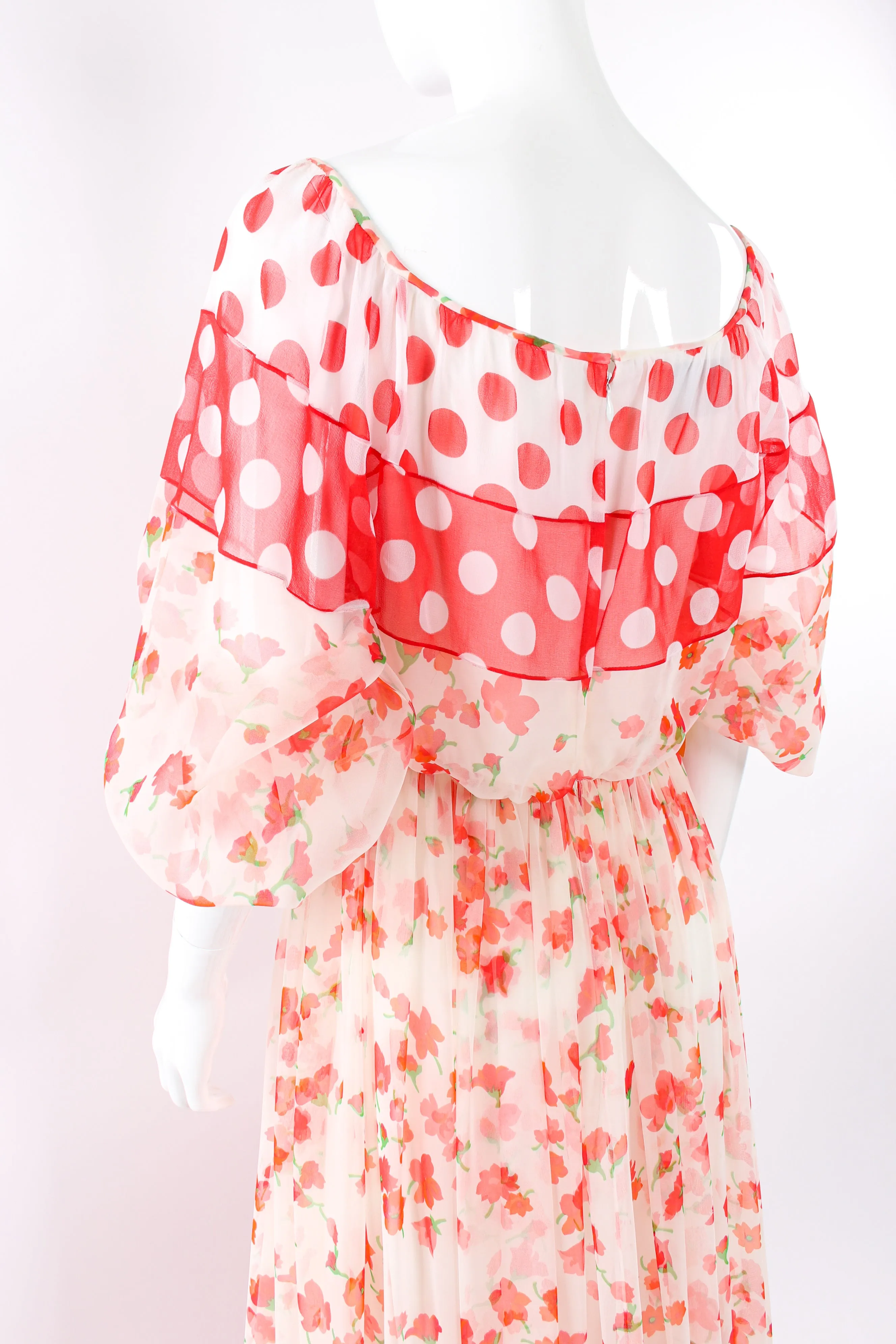 Blooming Polka Dot Dress