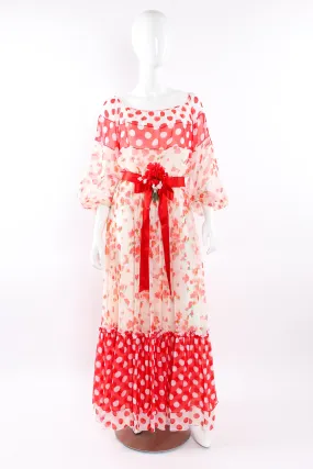 Blooming Polka Dot Dress