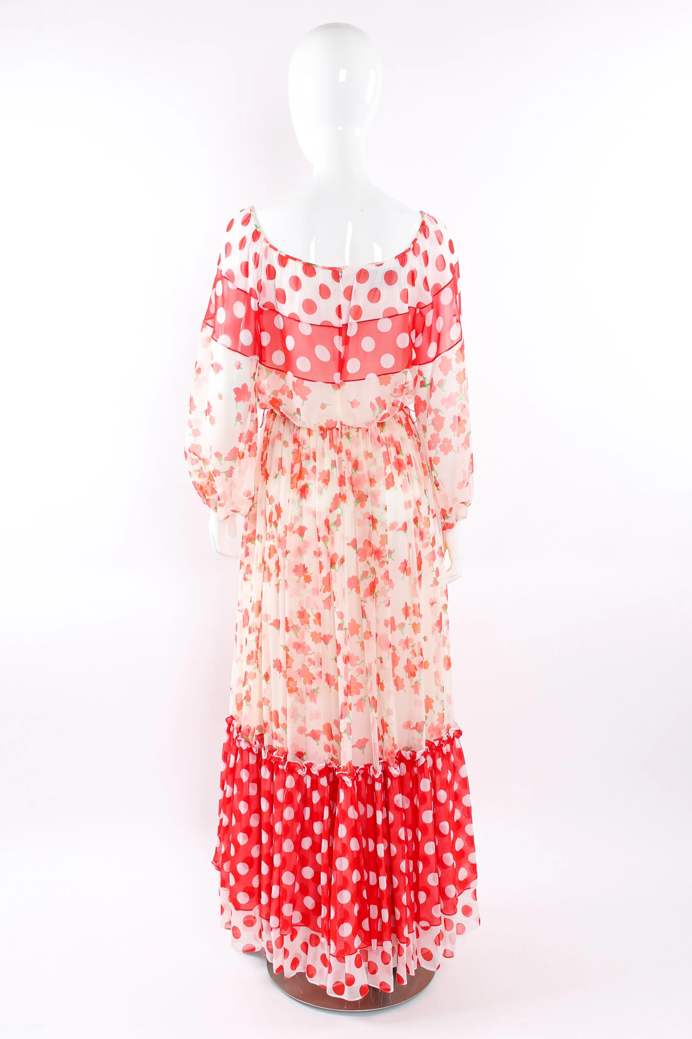 Blooming Polka Dot Dress