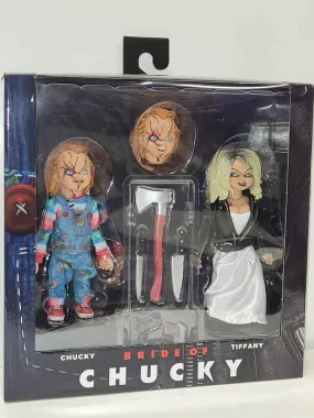 Bride of Chucky Tiffany and Chucky 5.5 Inch Clothed Action Figure 2-Pack