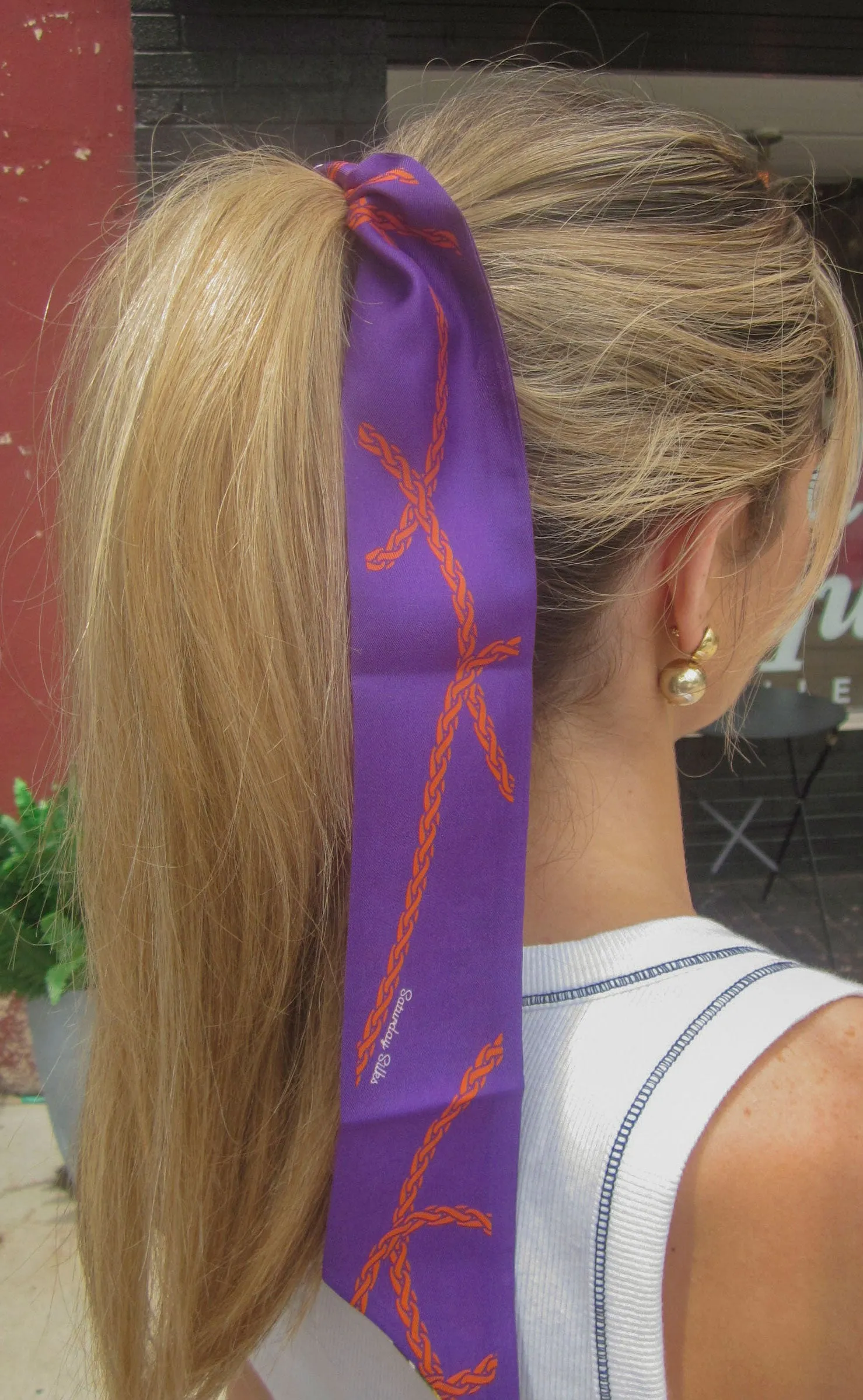 clemson tigers twilly scarf