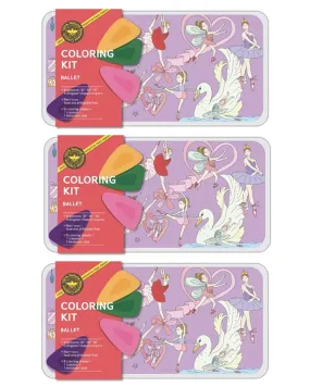 Coloring Kit - 3 units in set - BALLERINA