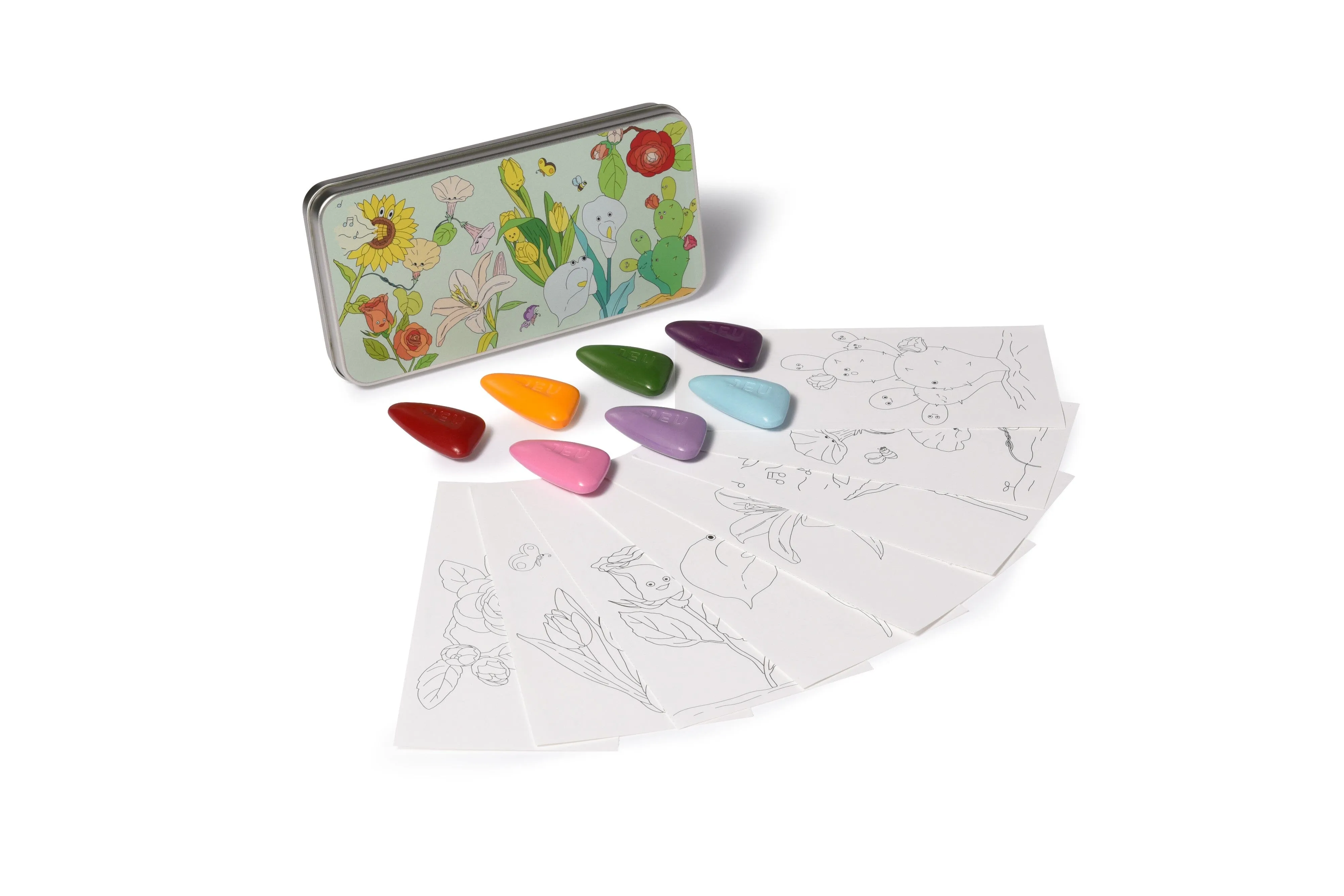 Coloring Kit - 3 units in set - FLORA