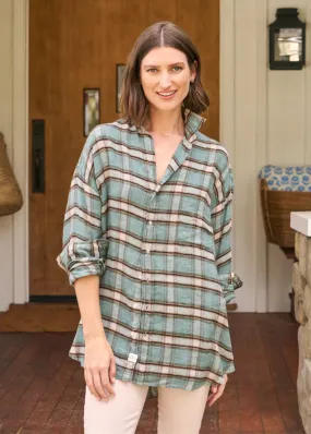 Frank & Eileen | Shirley Oversized Button Up | Flannel Linen