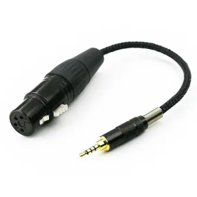 Headgear Audio - 4-Pin XLR Female to 2.5mm TRRS Balanced Male Adaptor