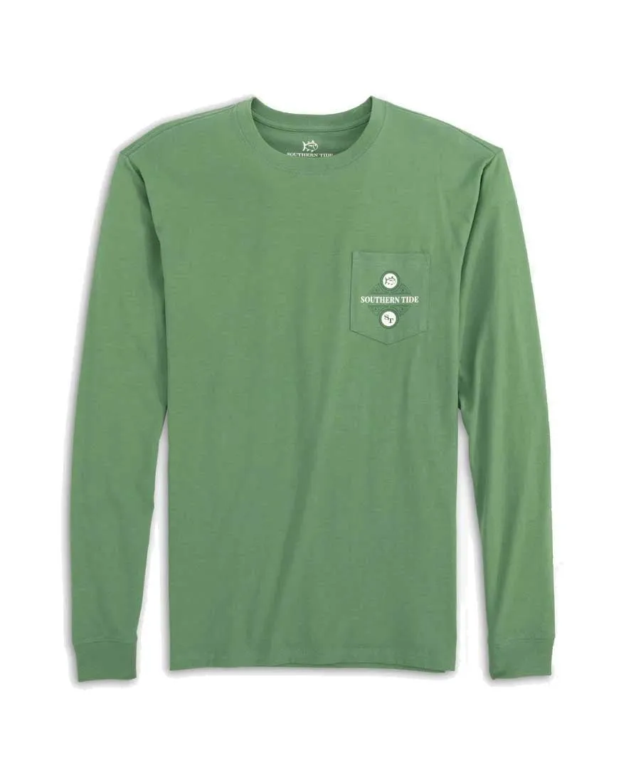 Mens Longsleeve Iron Wrought Oval Tee