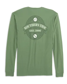 Mens Longsleeve Iron Wrought Oval Tee