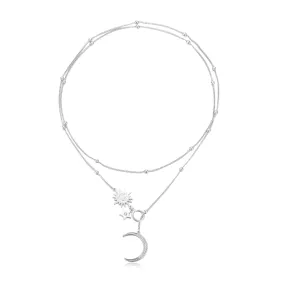 Silver 2-Way Necklace - Stellar