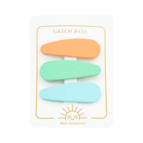 Snap Clips - Melon   Jade   Aqua | Set of 3