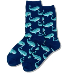 Whale Women's Crew Socks