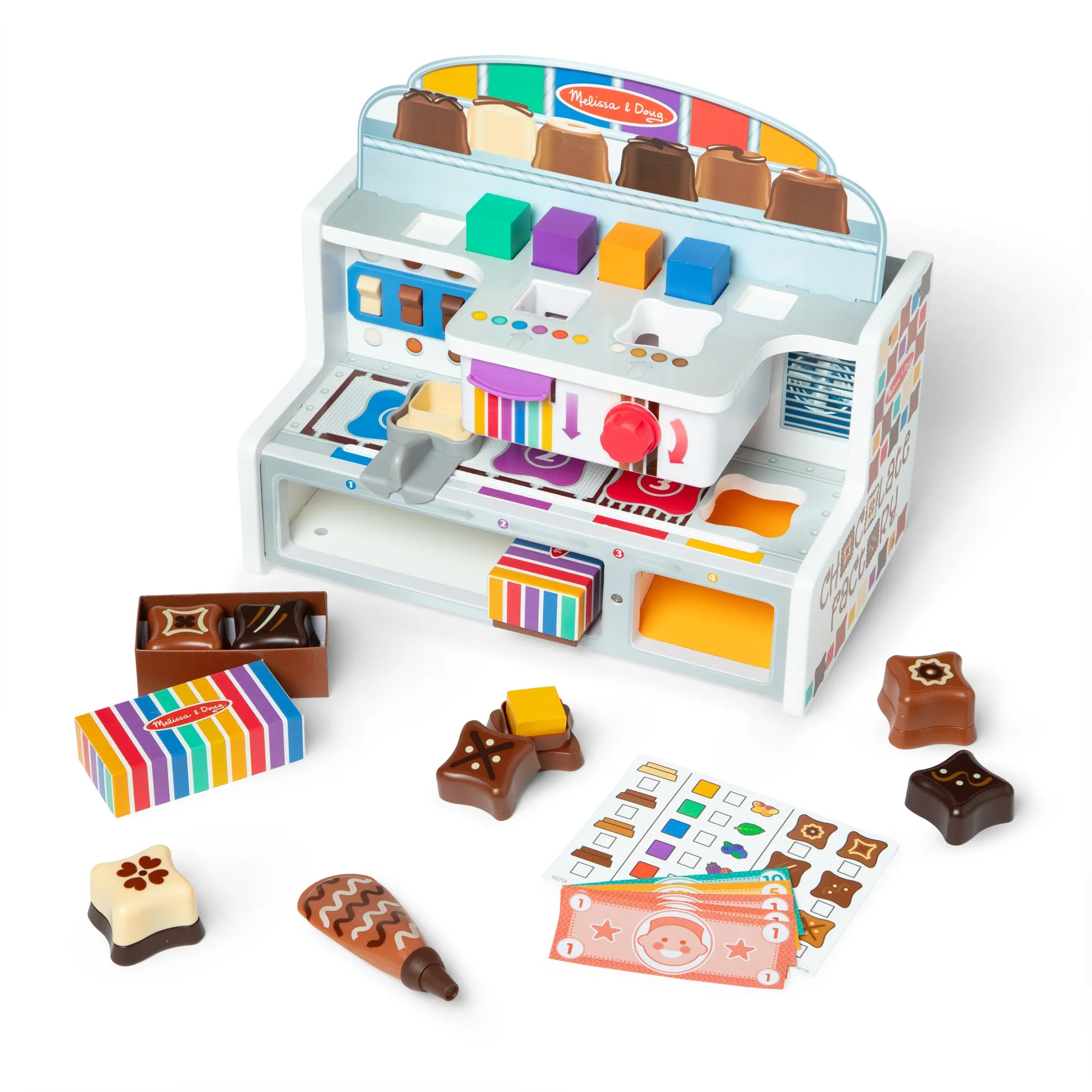 Wooden Chocolate Factory Play Set