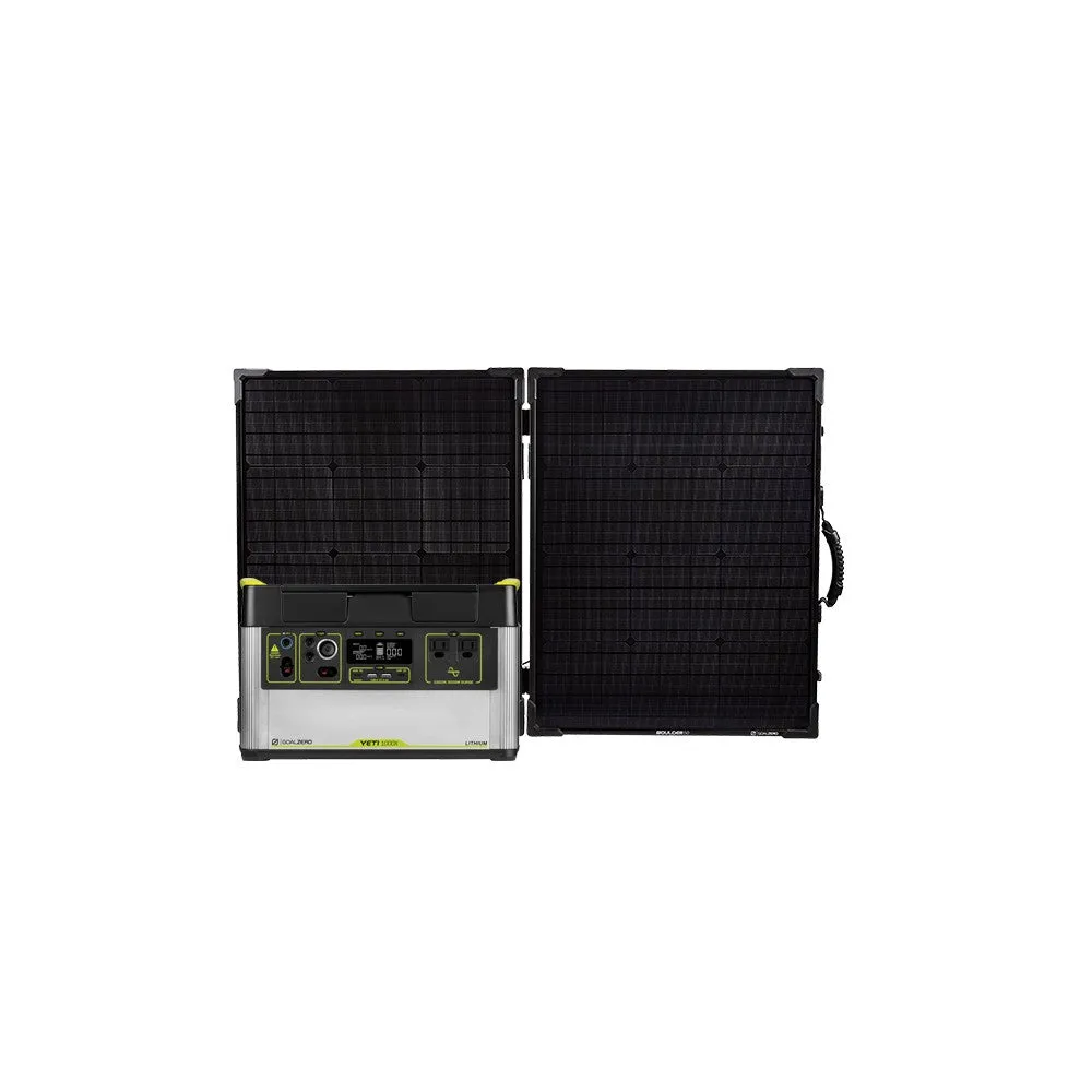 Yeti 1000X   Boulder 100 BC Solar Generator